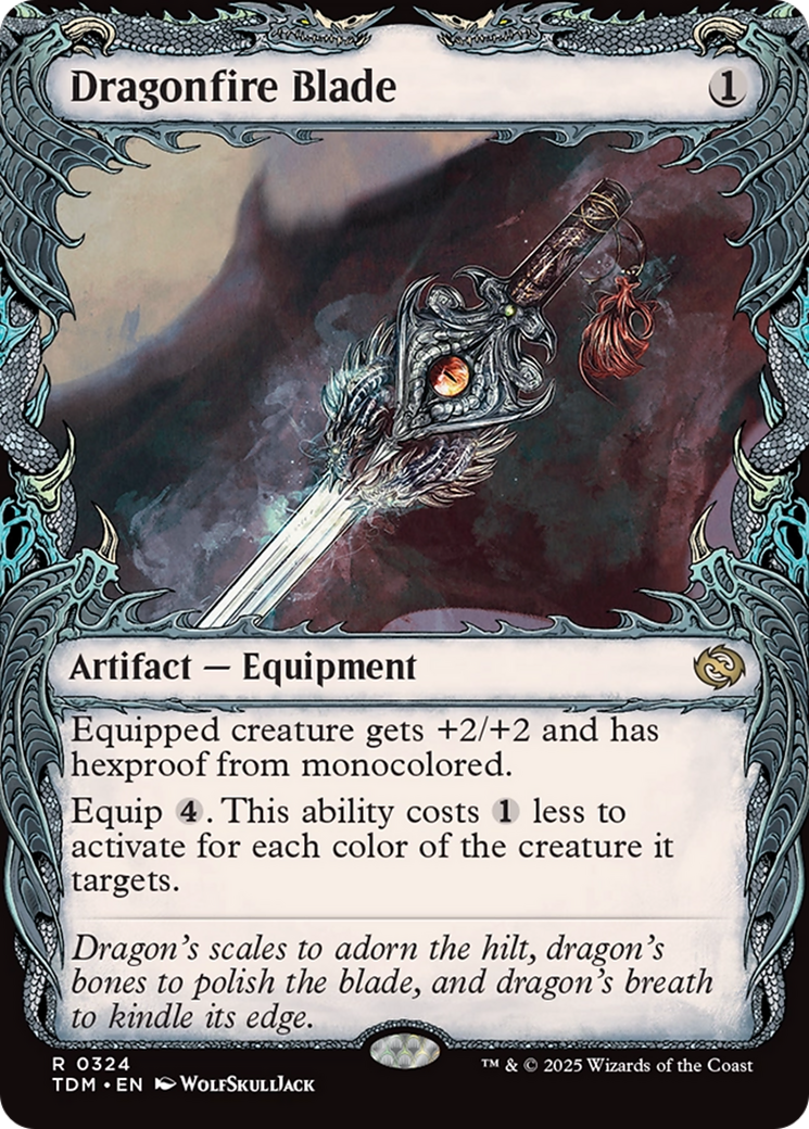 Lâmina do Fogo Dracônico / Dragonfire Blade - Magic: The Gathering - MoxLand