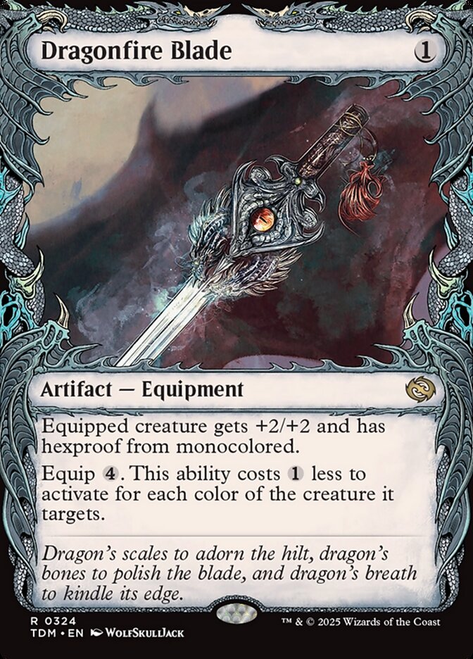 Lâmina do Fogo Dracônico / Dragonfire Blade - Magic: The Gathering - MoxLand