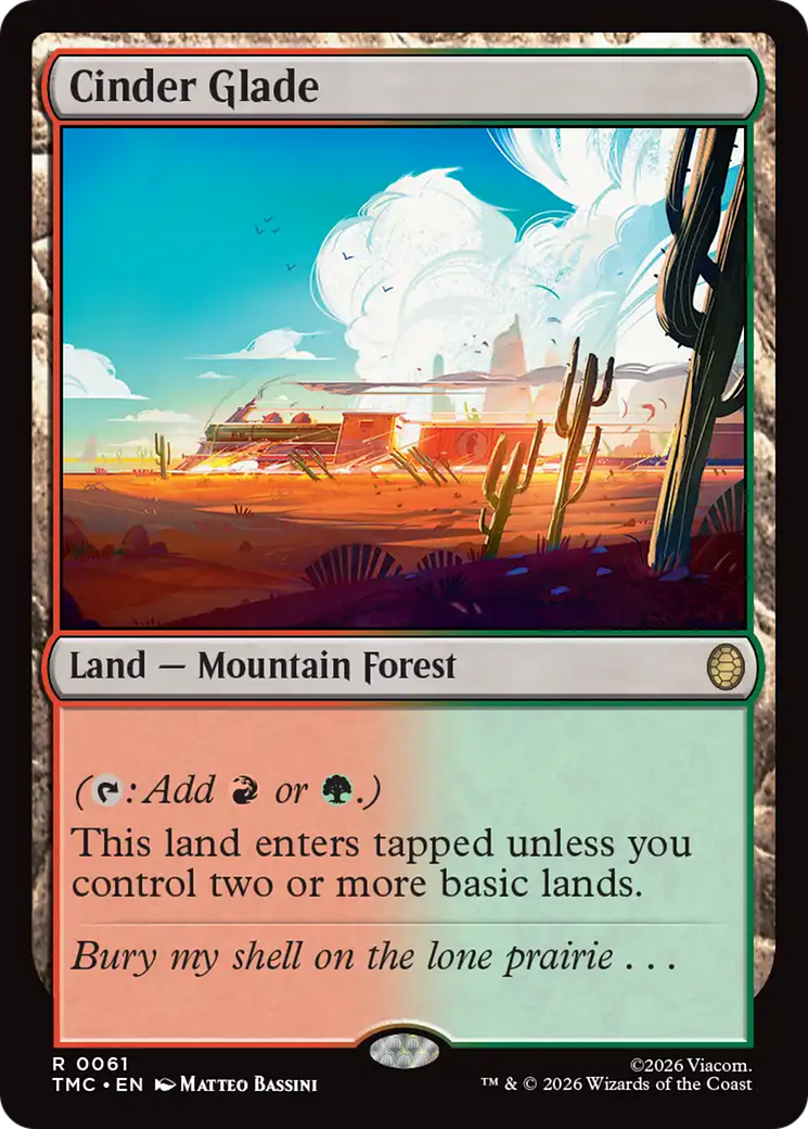 Clareira das Cinzas / Cinder Glade - Magic: The Gathering - MoxLand