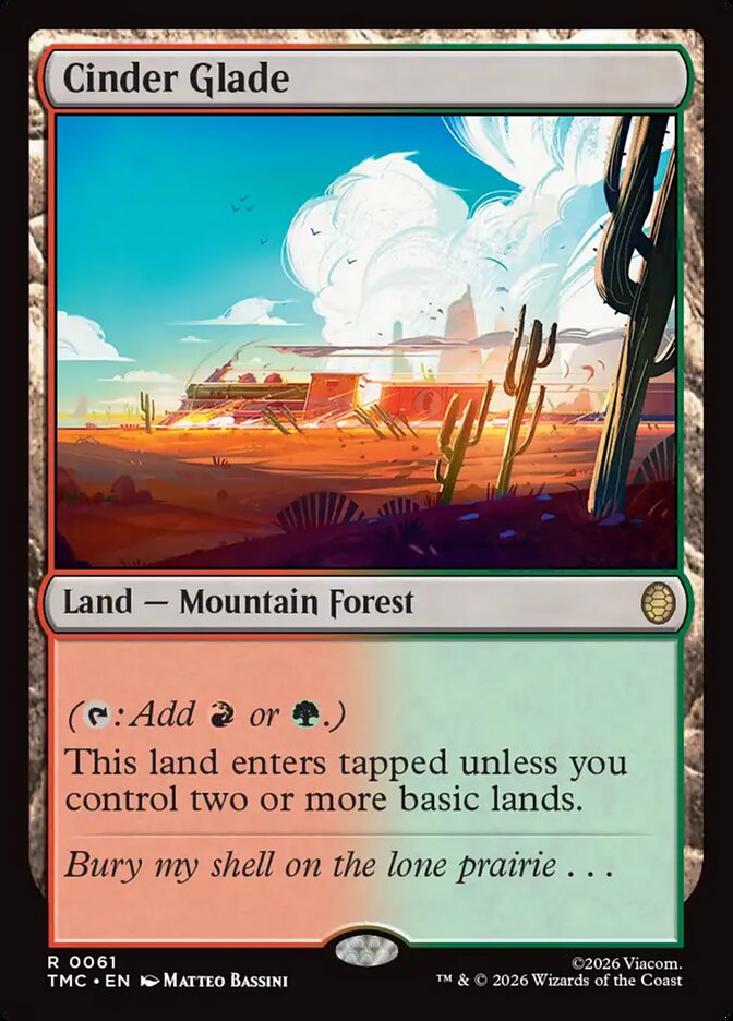 Clareira das Cinzas / Cinder Glade - Magic: The Gathering - MoxLand