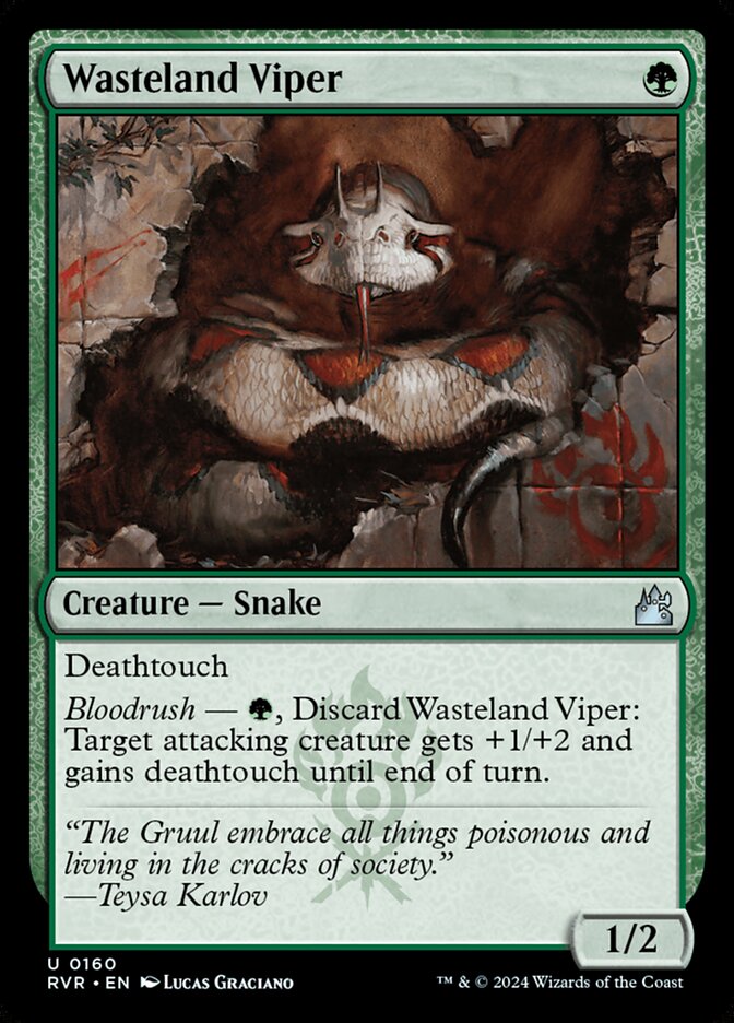 Víbora dos Ermos / Wasteland Viper - Magic: The Gathering - MoxLand