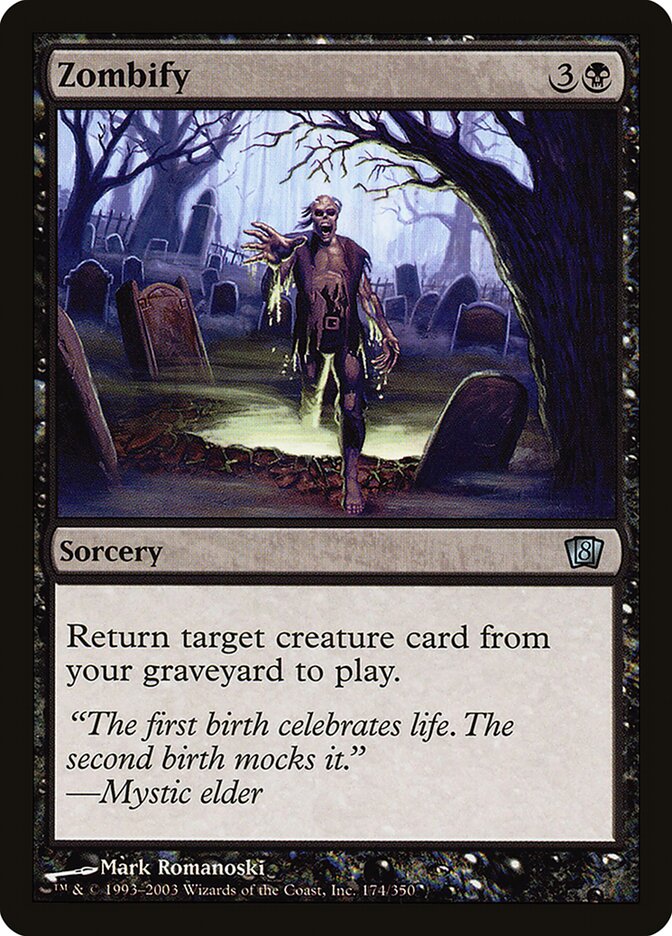 Zumbificar / Zombify - Magic: The Gathering - MoxLand