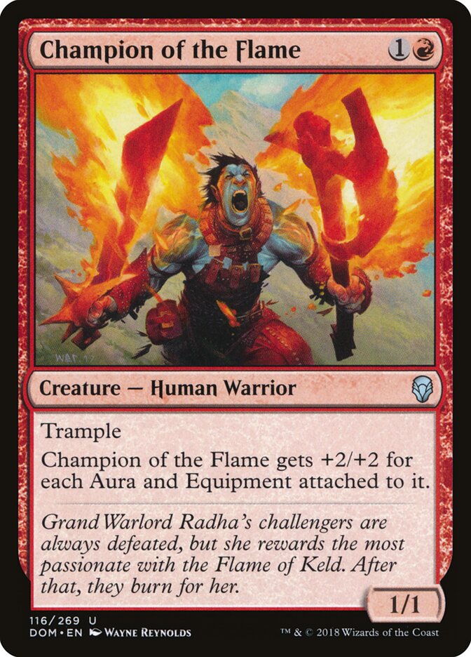 Campeão da Chama / Champion of the Flame - Magic: The Gathering - MoxLand