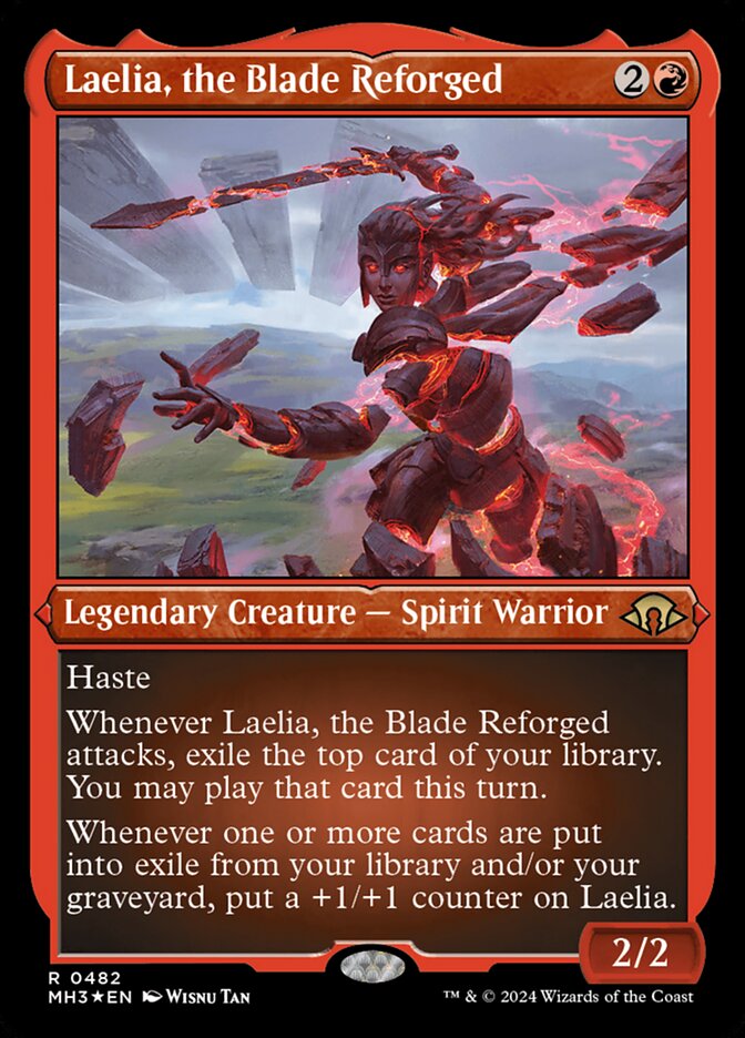 Laelia, a Lâmina Reforjada / Laelia, the Blade Reforged - Magic: The Gathering - MoxLand