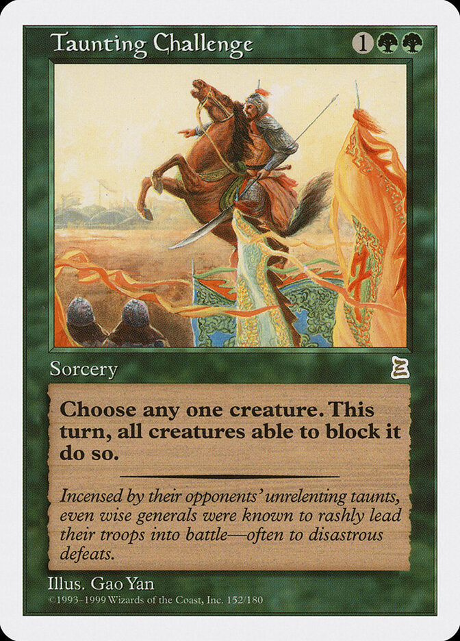 Taunting Challenge - Magic: The Gathering - MoxLand