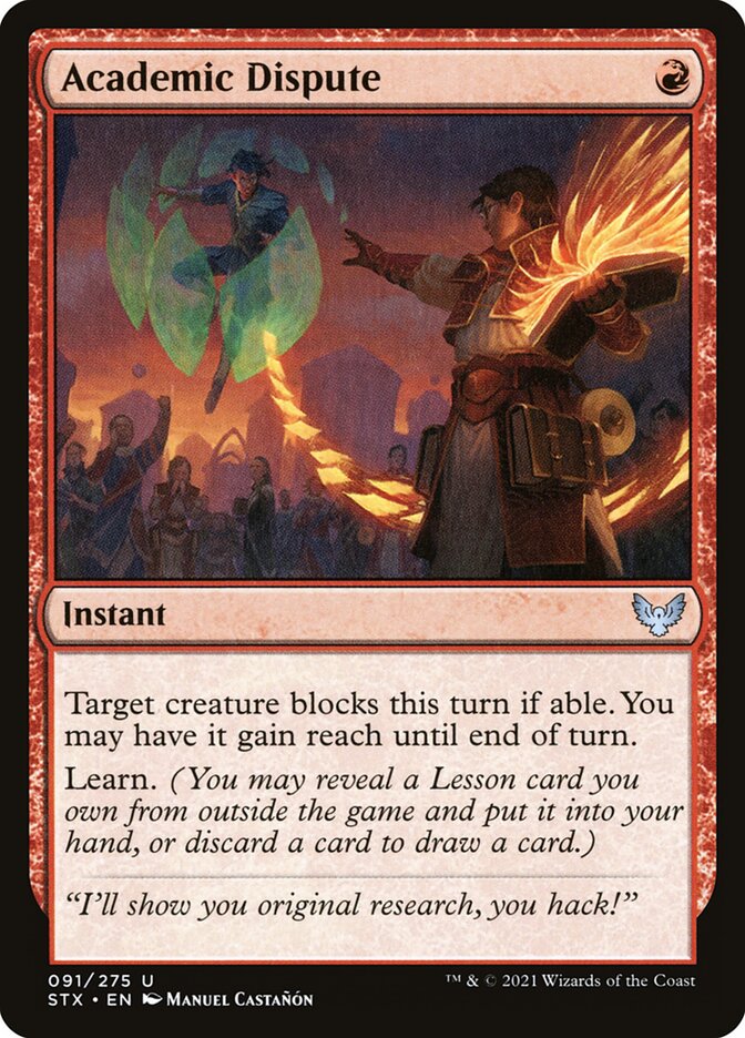 Disputa Acadêmica / Academic Dispute - Magic: The Gathering - MoxLand