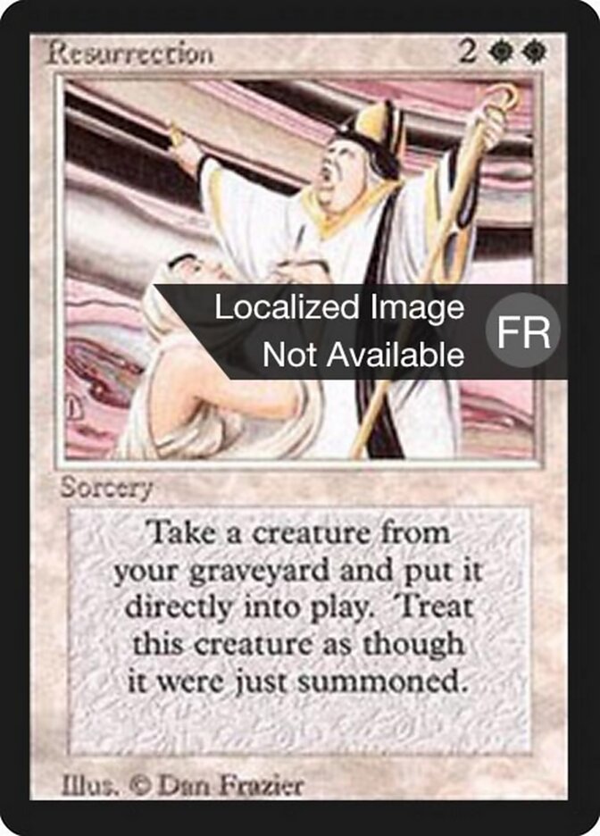 Ressurreição / Resurrection - Magic: The Gathering - MoxLand