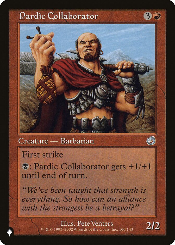 Colaborador Párdico / Pardic Collaborator - Magic: The Gathering - MoxLand