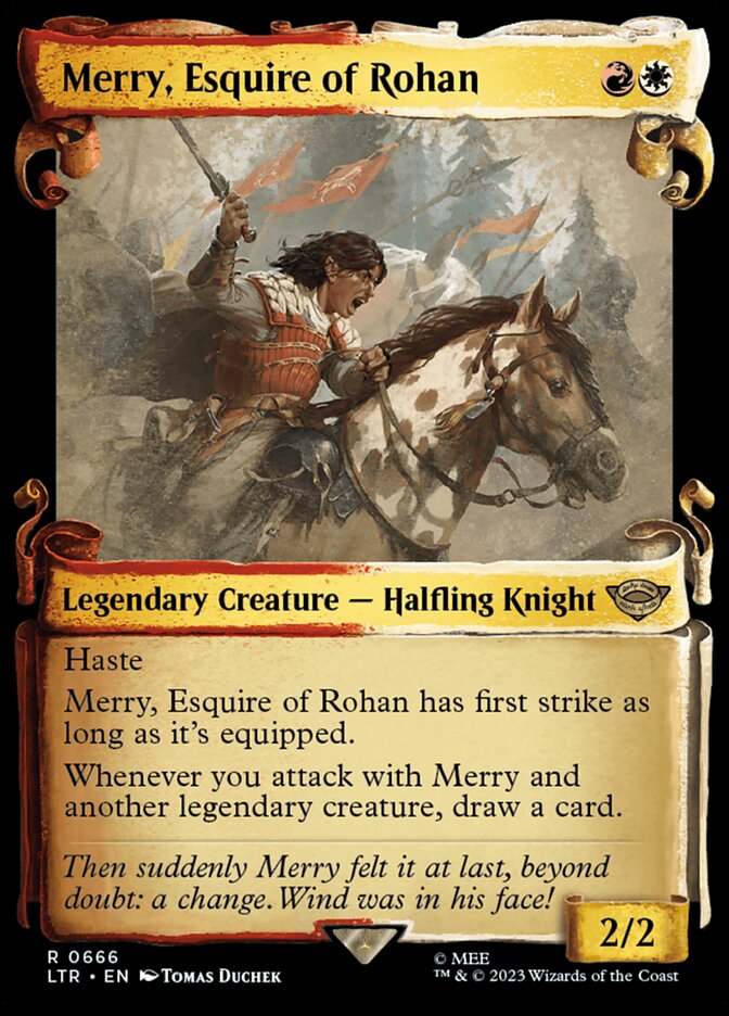 Merry, Escudeiro de Rohan / Merry, Esquire of Rohan - Magic: The Gathering - MoxLand