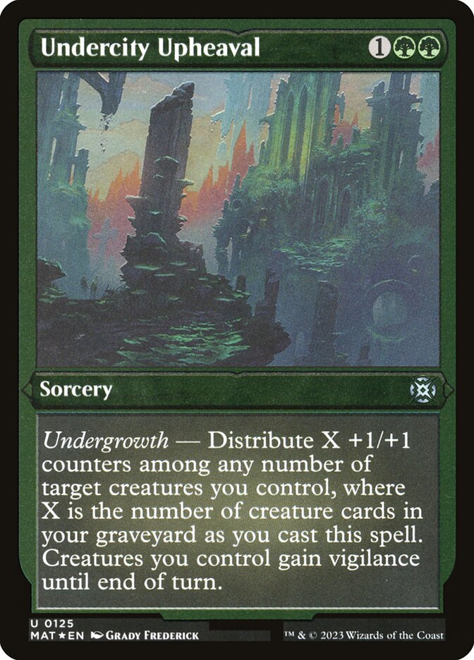 Sublevação do Submundo / Undercity Upheaval - Magic: The Gathering - MoxLand