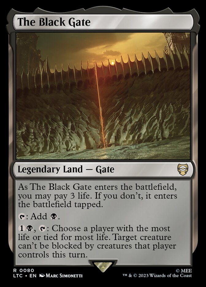 O Portão Negro / The Black Gate - Magic: The Gathering - MoxLand