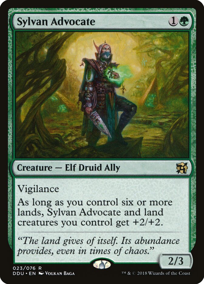 Advogado Silvestre / Sylvan Advocate - Magic: The Gathering - MoxLand