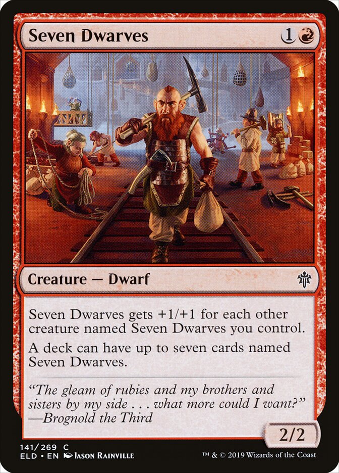 Sete Anões / Seven Dwarves - Magic: The Gathering - MoxLand