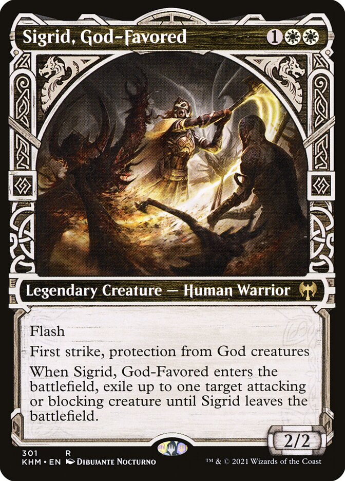 Sigrid, Favorecida pelos Deuses / Sigrid, God-Favored - Magic: The Gathering - MoxLand