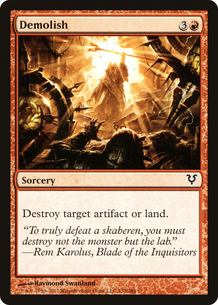 Demolir / Demolish - Magic: The Gathering - MoxLand