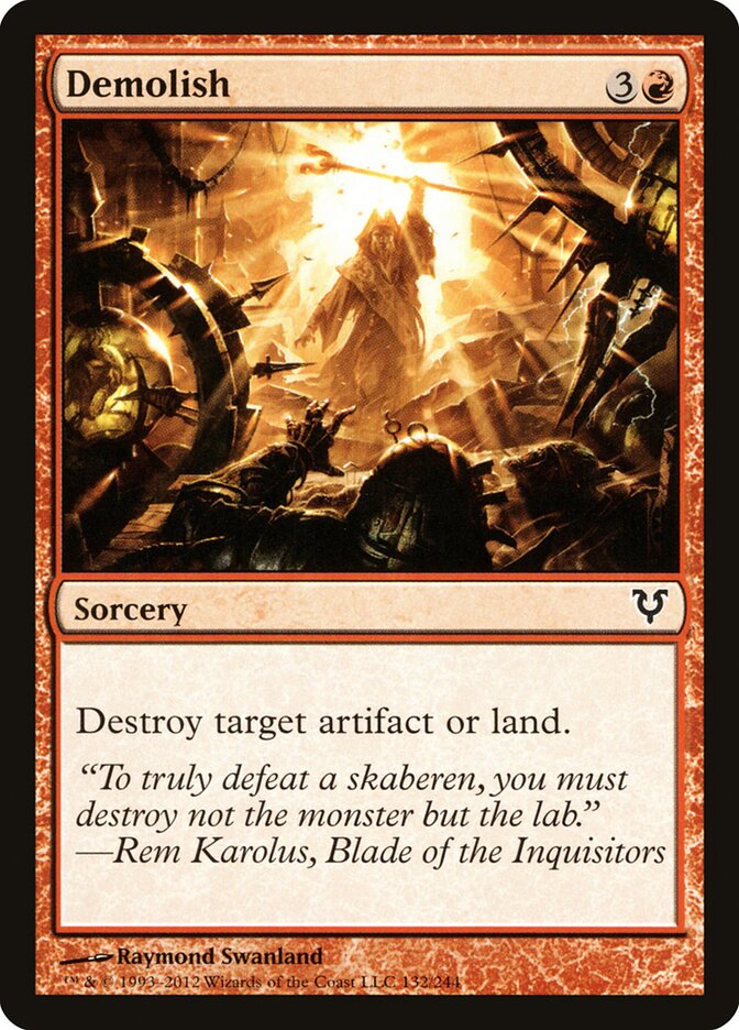 Demolir / Demolish - Magic: The Gathering - MoxLand