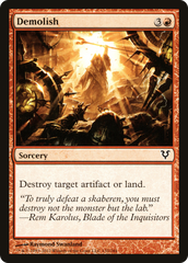 Demolir / Demolish - Magic: The Gathering - MoxLand