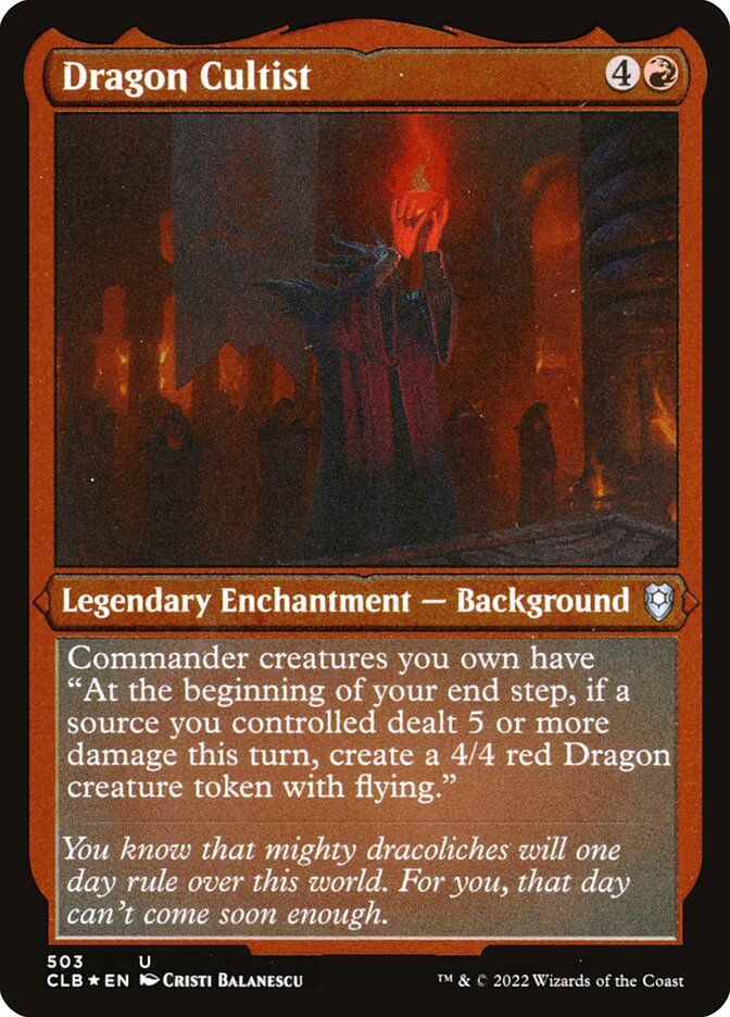 Cultista do Dragão / Dragon Cultist - Magic: The Gathering - MoxLand