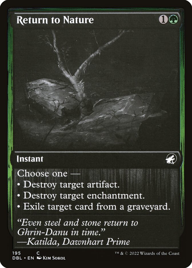 Retorno à Natureza / Return to Nature - Magic: The Gathering - MoxLand