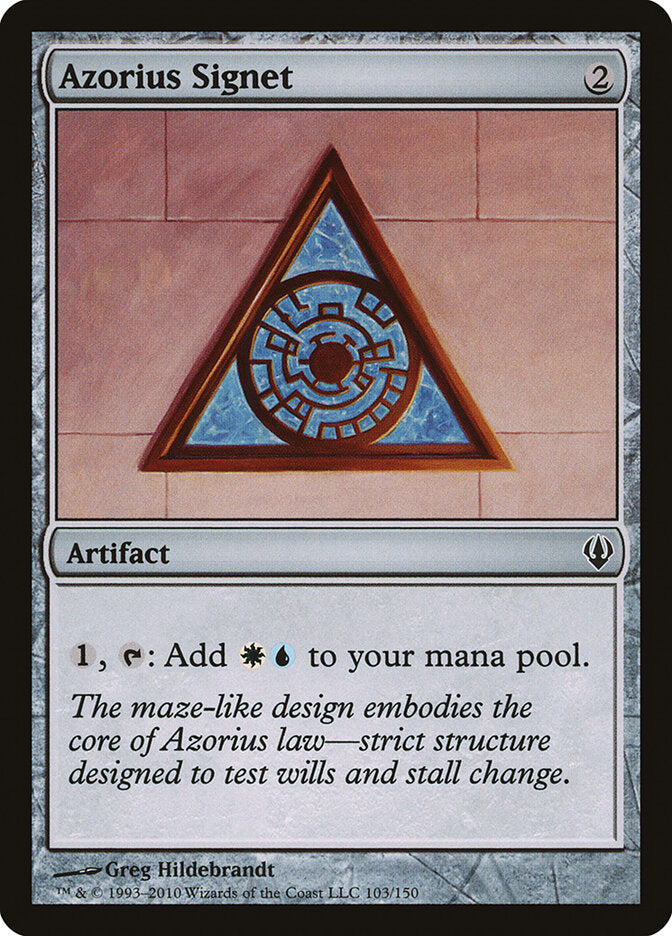 Sinete Azorius / Azorius Signet - Magic: The Gathering - MoxLand