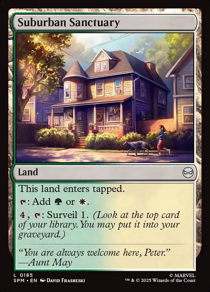 Santuario Suburbano / Suburban Sanctuary - Magic: The Gathering - MoxLand