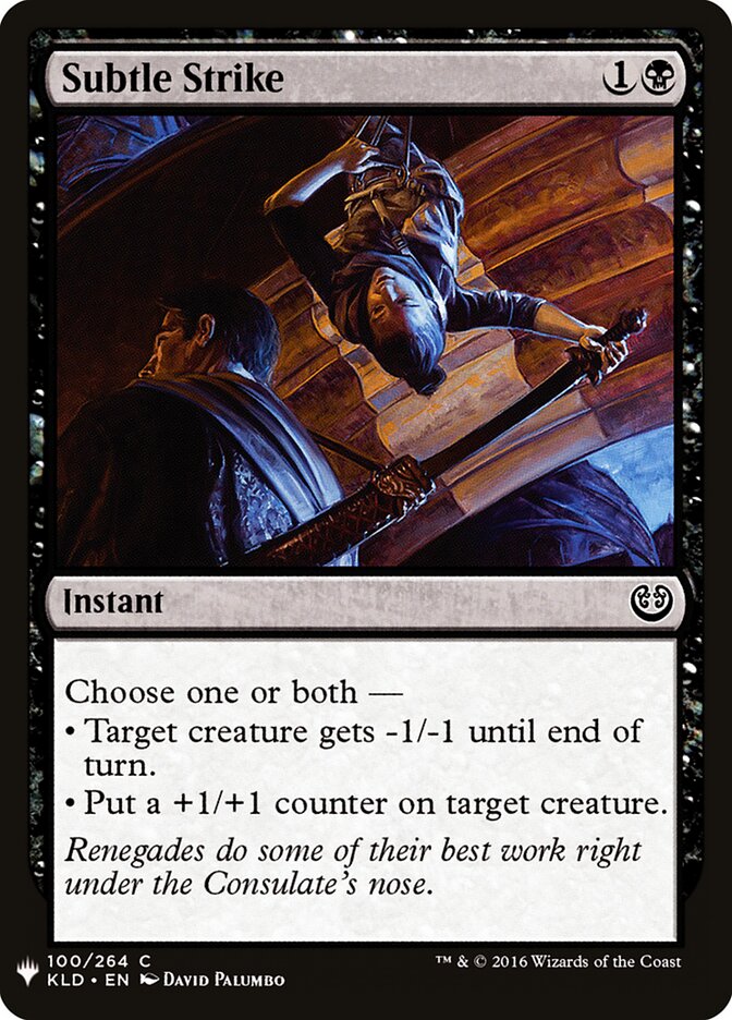Golpe Sutil / Subtle Strike - Magic: The Gathering - MoxLand