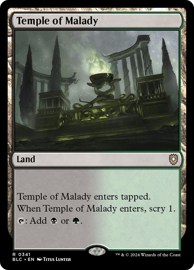 Templo da Enfermidade / Temple of Malady - Magic: The Gathering - MoxLand