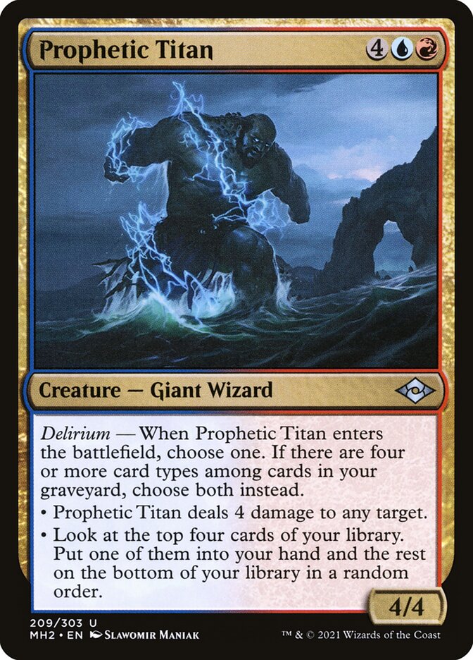 Titã Profético / Prophetic Titan - Magic: The Gathering - MoxLand