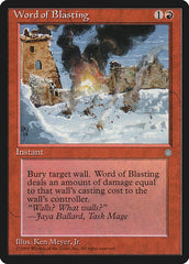 Palavra de Detonação / Word of Blasting - Magic: The Gathering - MoxLand