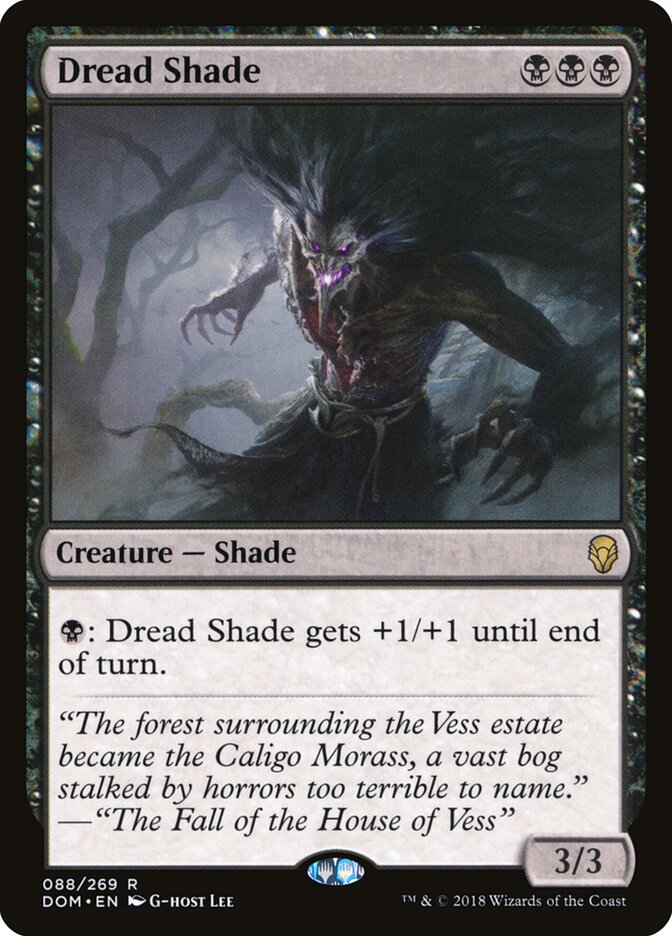 Sombra Aterrorizante / Dread Shade - Magic: The Gathering - MoxLand
