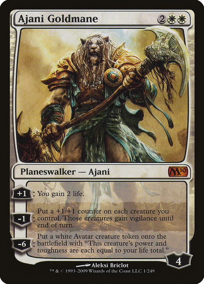 Ajani Juba D'ouro / Ajani Goldmane - Magic: The Gathering - MoxLand
