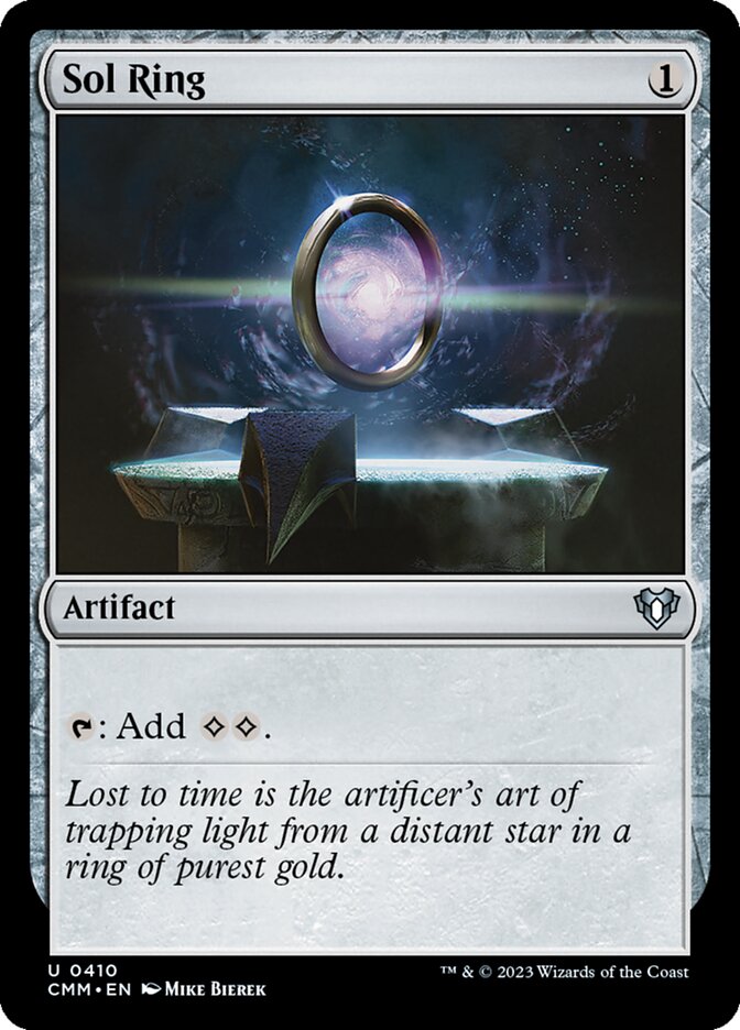 Anel Solar / Sol Ring - Magic: The Gathering - MoxLand