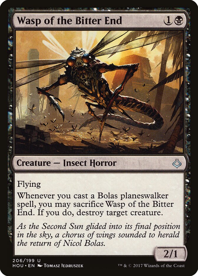 Vespa do Amargo Fim / Wasp of the Bitter End - Magic: The Gathering - MoxLand