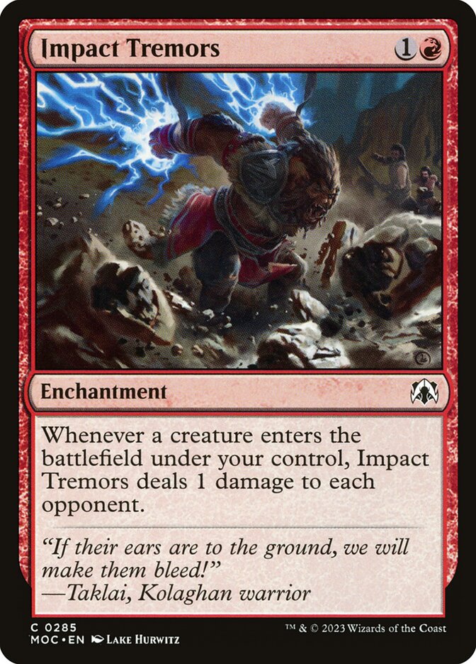 Tremores de Impacto / Impact Tremors - Magic: The Gathering - MoxLand