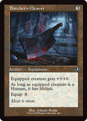 Cutelo de Açougueiro / Butcher's Cleaver - Magic: The Gathering - MoxLand