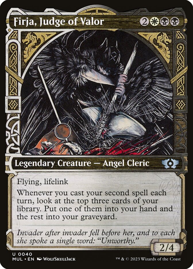 Firja, Juíza do Valor / Firja, Judge of Valor - Magic: The Gathering - MoxLand