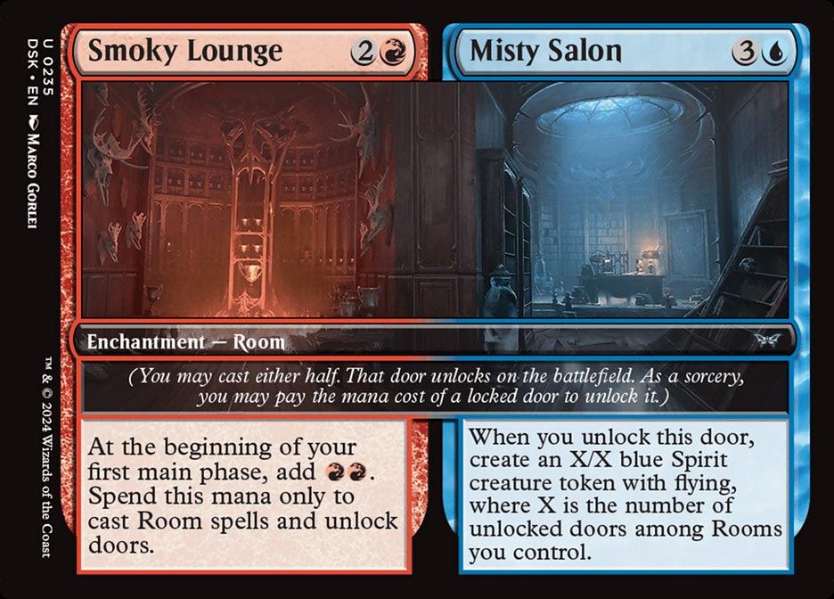 Saguão Enfumaçado / Salão Enevoado / Smoky Lounge / Misty Salon - Magic: The Gathering - MoxLand