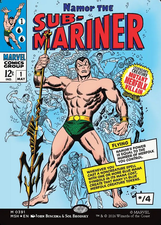 Namor the Sub-Mariner - Magic: The Gathering - MoxLand