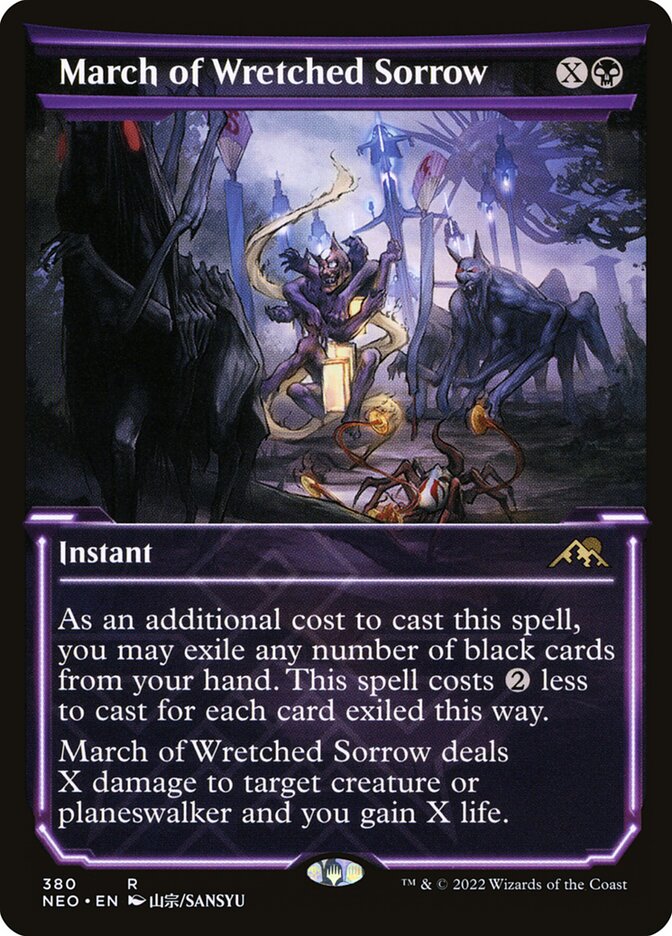Marcha da Tristeza Miserável / March of Wretched Sorrow - Magic: The Gathering - MoxLand