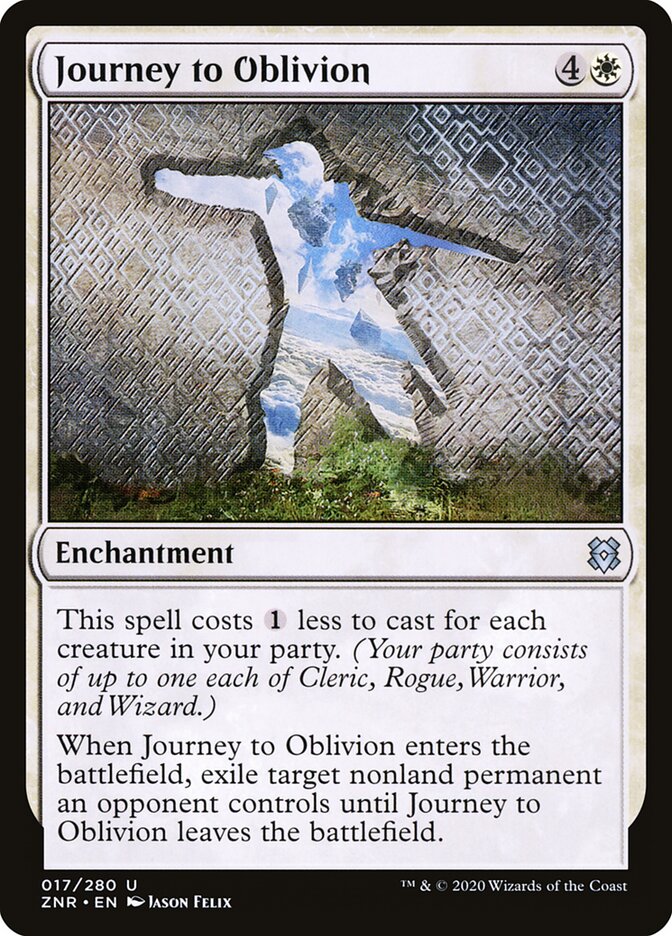 Jornada Rumo ao Oblívio / Journey to Oblivion - Magic: The Gathering - MoxLand