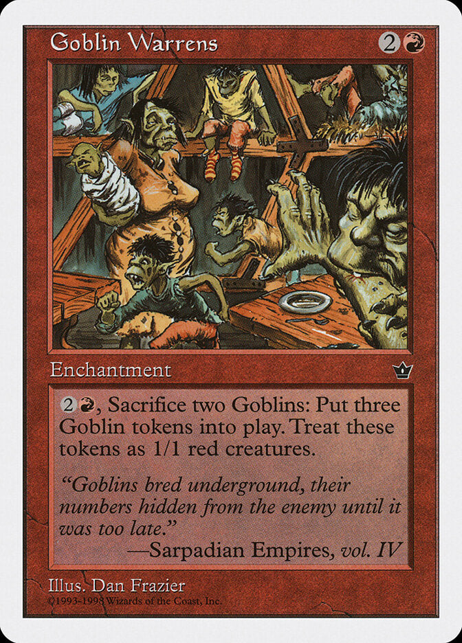 Viveiro de Goblins / Goblin Warrens - Magic: The Gathering - MoxLand