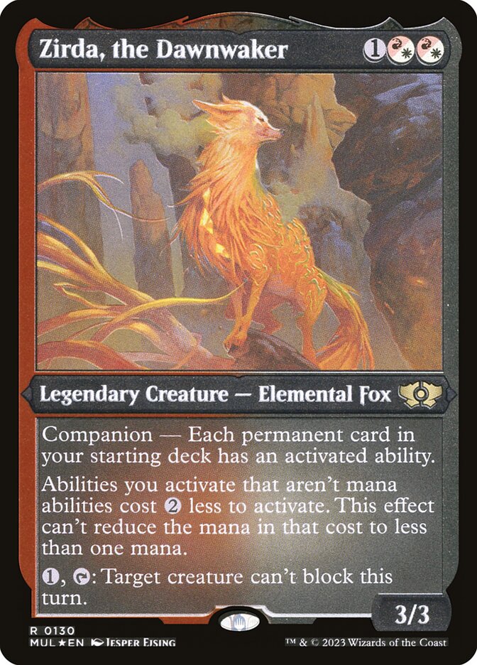 Zirda, o Brilho da Aurora / Zirda, the Dawnwaker - Magic: The Gathering - MoxLand