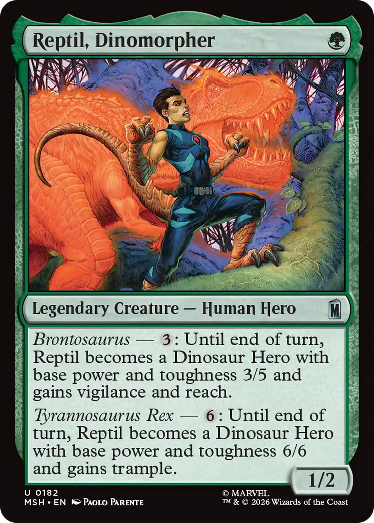 Reptil, Dinomorpher - Magic: The Gathering - MoxLand