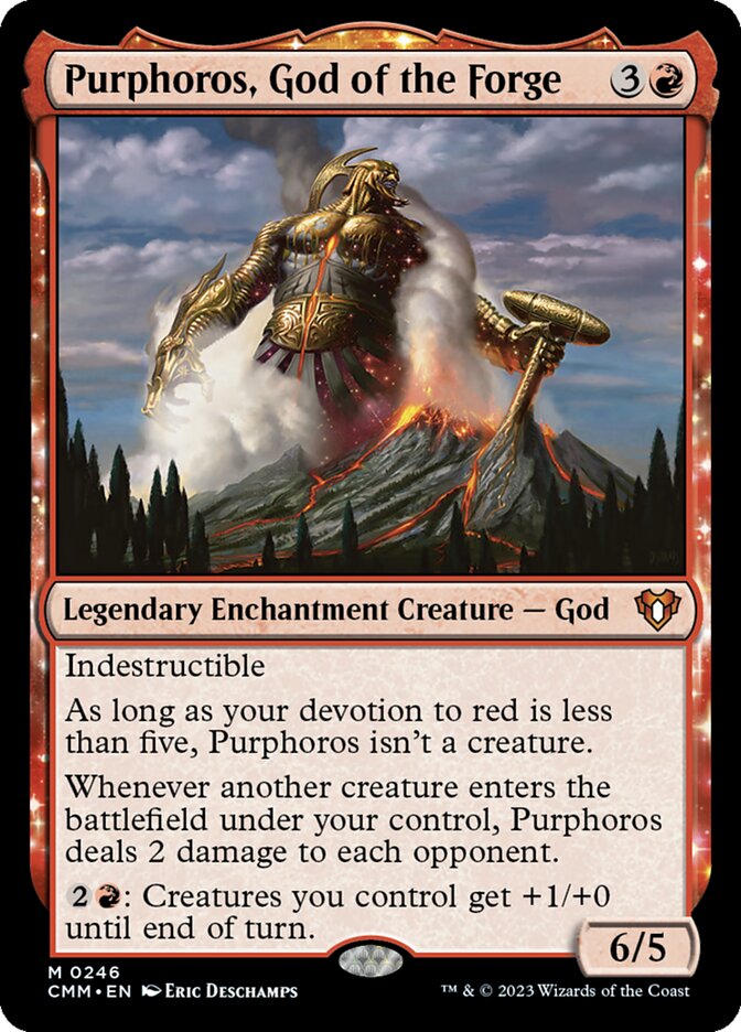 Púrforo, Deus da Forja / Purphoros, God of the Forge - Magic: The Gathering - MoxLand