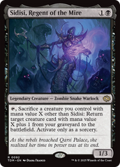 Sidisi, Regente do Brejo / Sidisi, Regent of the Mire - Magic: The Gathering - MoxLand