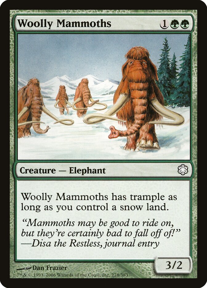 Mamutes Lanosos / Woolly Mammoths - Magic: The Gathering - MoxLand