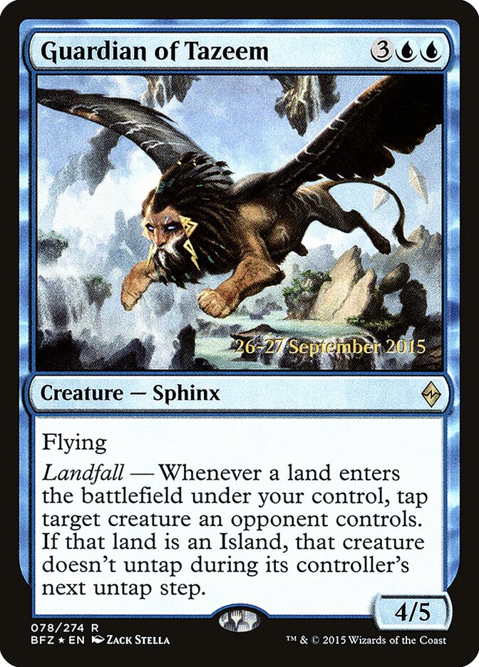 Guardião de Tazeem / Guardian of Tazeem - Magic: The Gathering - MoxLand