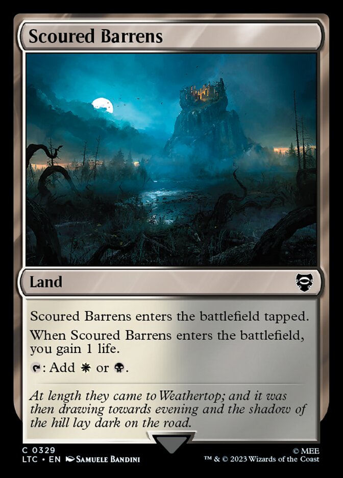 Desertos Calcinados / Scoured Barrens - Magic: The Gathering - MoxLand