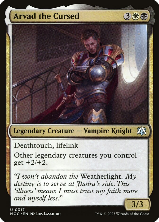 Arvad, o Amaldiçoado / Arvad the Cursed - Magic: The Gathering - MoxLand