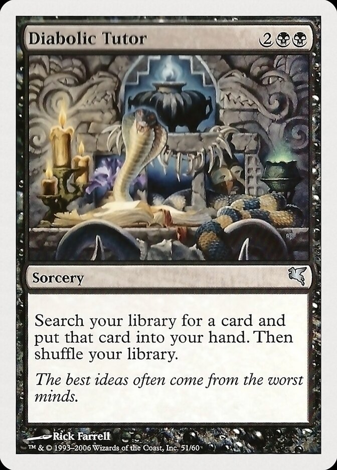Tutor Diabólico / Diabolic Tutor - Magic: The Gathering - MoxLand